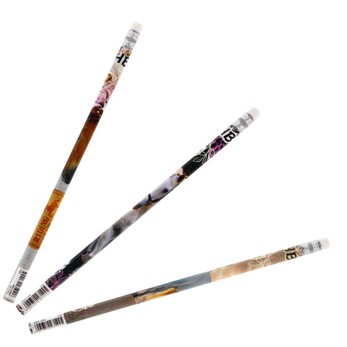 Starpak Pencil with Eraser Horses 4pcs