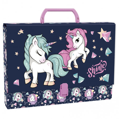 Carry Case for Documents/Drawings Unicorns