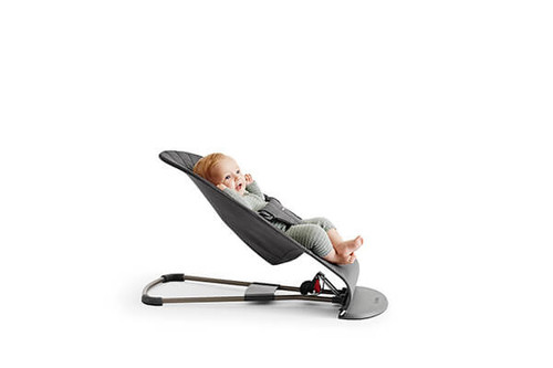 BABYBJORN Bouncer Bliss -  Light grey frame, 3D Jersey, Light beige