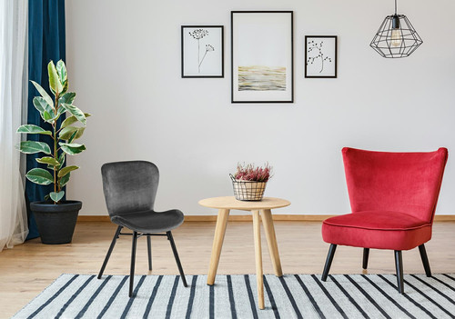 Chair Batilda VIC, dark grey