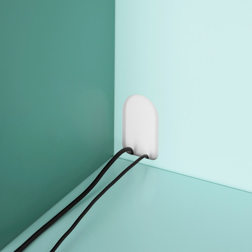 BERGLÄRKA Desk, turquoise/white tiltable, 100x70 cm
