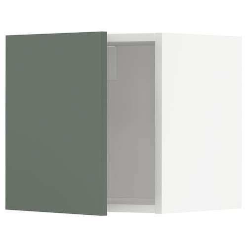 METOD Wall cabinet, white/Bodarp grey-green, 40x40 cm