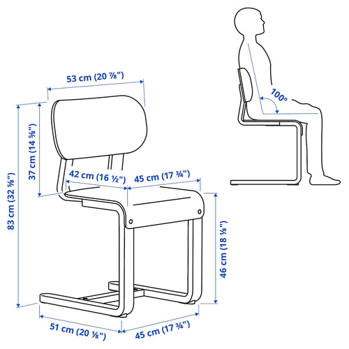 LYCKAN Chair, birch veneer