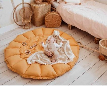 Play&Go Floor Play Mat Bloom 3in1 Mustard 6m+