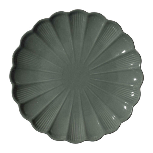 Ceramic Dinner Plate 27cm, grey