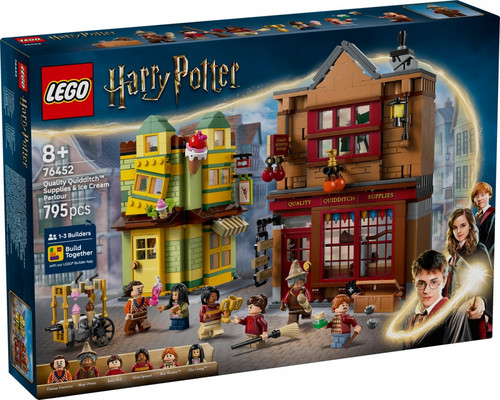 LEGO Harry Potter Quality Quidditch Supplies & Ice Cream Parlour 8+
