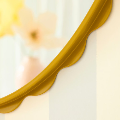 DAGGKAPRIFOL Mirror, dark yellow, 60x100 cm