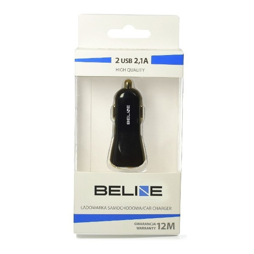 Beline Car Charger 2xUSB 2.1A black