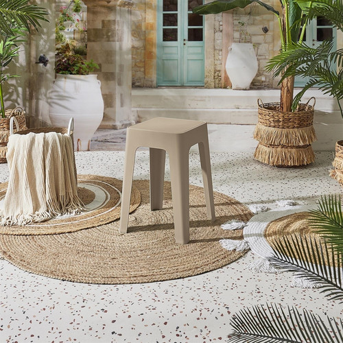Stool Spectra, plastic, beige