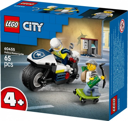 LEGO City Police Motorcycle Chase 60455 4+