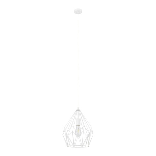 GoodHome Pendant Lamp Phobeto E27, white