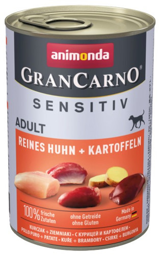 Animonda GranCarno Sensitiv Chicken & Potatoes Dog Wet Food 400g