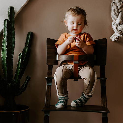 LEANDER High Chair CLASSIC™ without safety bar, walnut