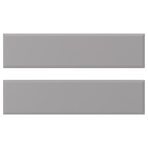 BODBYN Drawer front, grey, 40x10 cm