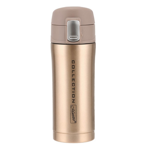 Feel Maestro 320ml Stainless Steel Thermal Mug with Lock MR-1641-32-GOLD