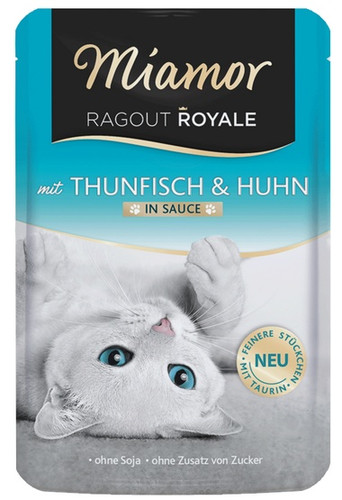 Miamor Ragout Royale Cat Food Tuna & Chicken in Sauce 100g