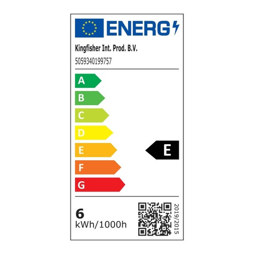 Diall LED Bulb R63 E27 470lm 2700K, 2 pack