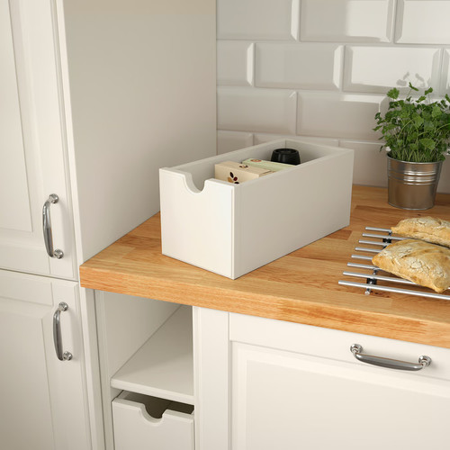 TORNVIKEN  Box,off-white, 16x34x15 cm