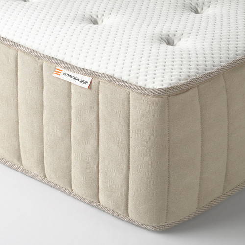 ESPEVÄR/VATNESTRÖM Divan bed,  white/medium firm natural, 180x200 cm