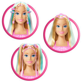 Barbie Doll Styling Head, Blonde Hair JFG81 3+