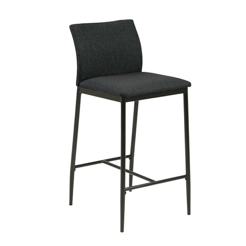 Bar Stool Demina, low, grey