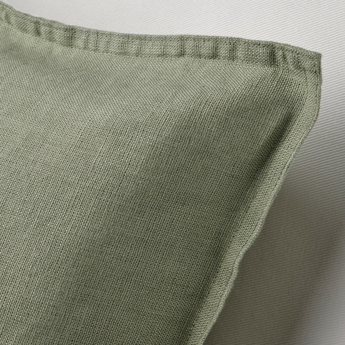 DYTÅG Cushion cover, grey-green, 50x50 cm