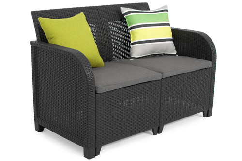 Outdoor Furniture Set ROSALIE SET, graphite