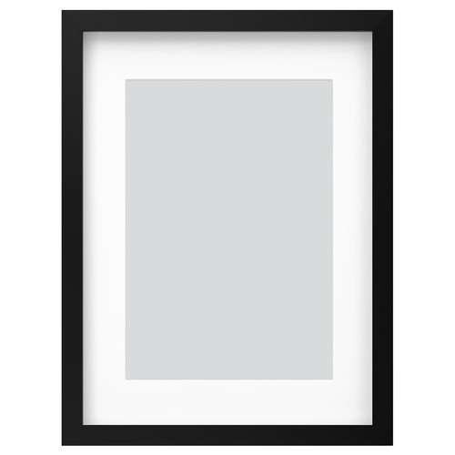 RÖDALM Frame, black, 30x40 cm
