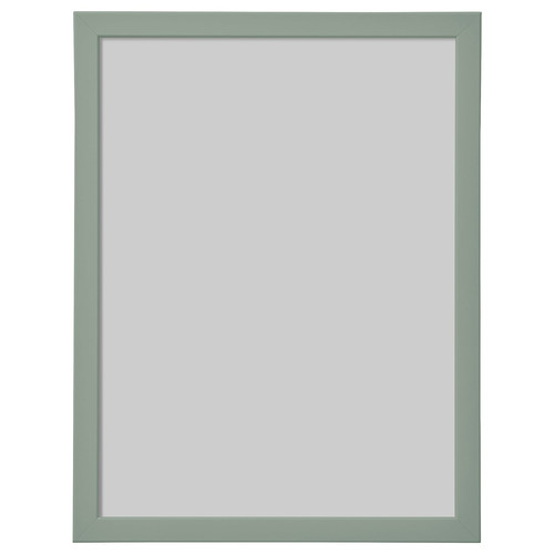FISKBO Frame, light grey-green, 30x40 cm