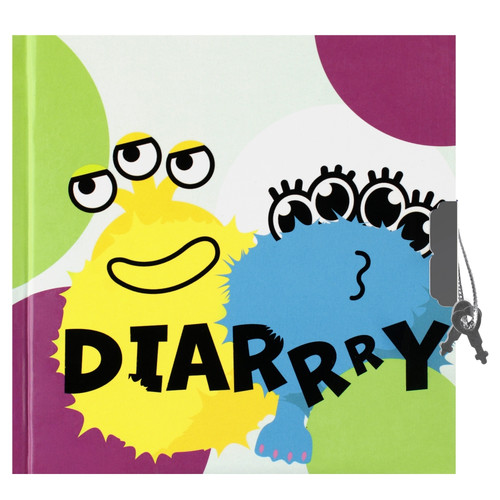 Diary with Padlock Monster