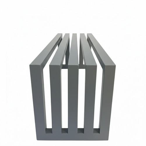 Architectural Modern Garden Bench 160cm, grey