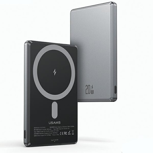 USAMS Induction Power Bank Powerbank 5000mAh MagSafe Fast 20