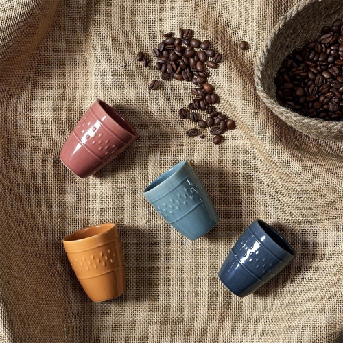 Espresso Cup Queso 100ml, red