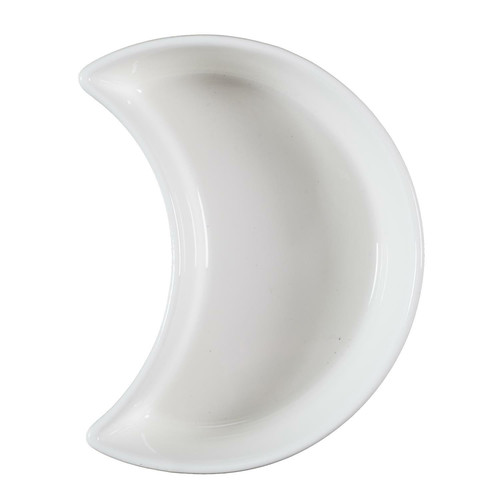 Set of 6 Serving Dishes Star/Moon, white