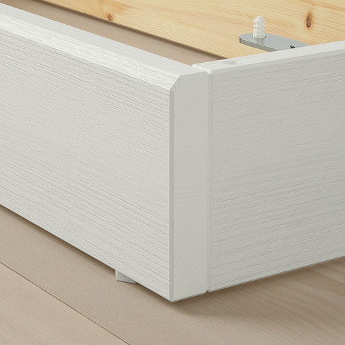 HAVSTA Plinth, white, 121x37x12 cm