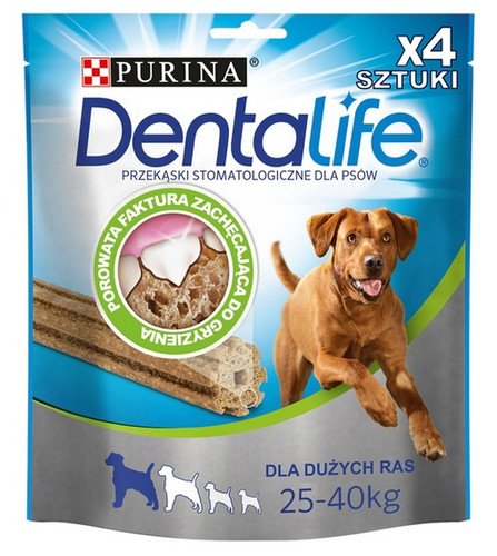 Purina DentaLife Daily Oral Care Chew Treats for Large Dogs 142g