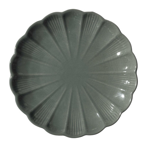 Ceramic Plate 20cm, grey