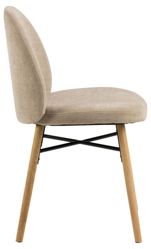 Dining Chair Sophia, beige/oak