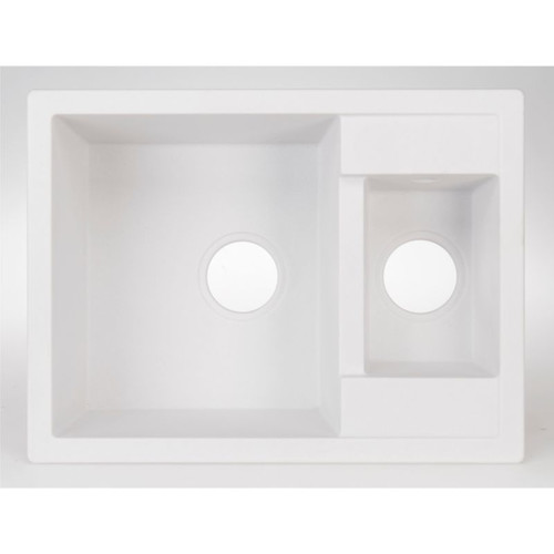 Cooke&Lewis Granite Kitchen Sink Jayson 1.5 Bowl, white