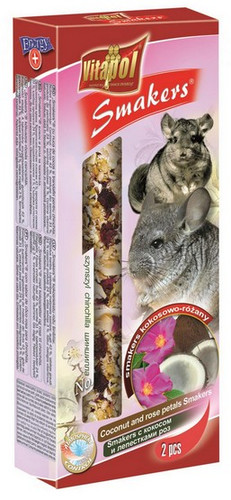 Vitapol Smakers Snack for Chinchillas - Coconut-Rose 2pcs
