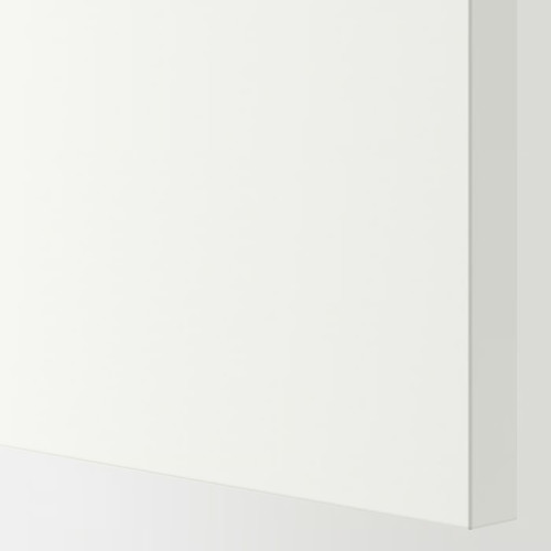 FORSAND Door with hinges, white, 50x229 cm