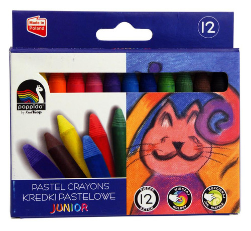 Pastel Crayons Junior 12pcs