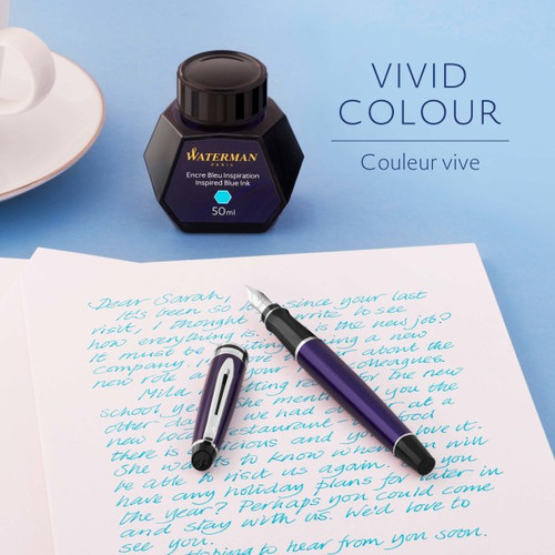 Waterman Ink Bottle 50ml, light blue