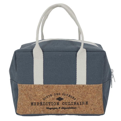 Lunch Bag Refreshing Cork 3l, blue