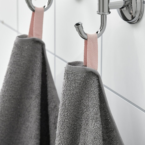 DIMFORSEN Bath towel, grey, 70x140 cm