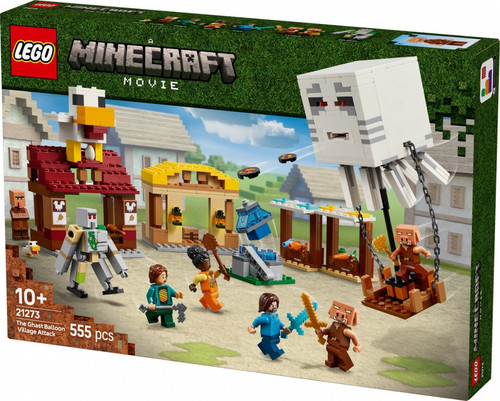 LEGO Minecraft The Ghast Balloon Village Attack 10+