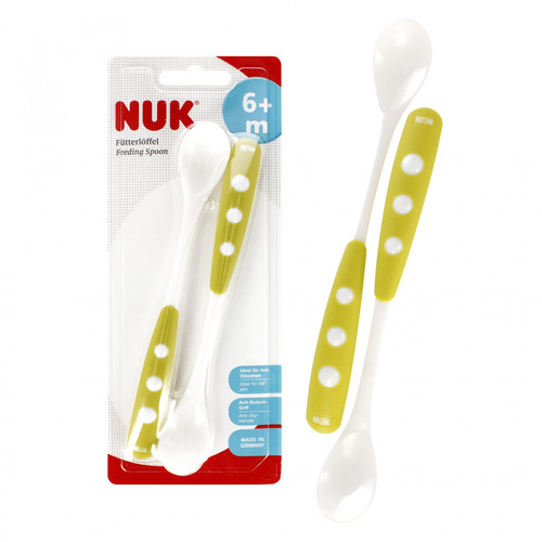 NUK Feeding Spoon 2pcs 6m+, green