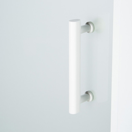 Pivot Shower Door Onega 70 cm, white/patterned
