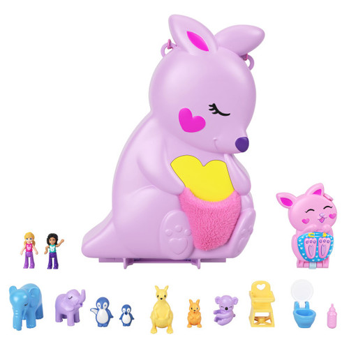 Polly Pocket Mama & Joey Kangaroo Purse HKV50 4+