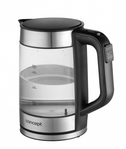 Concept Electric Glass Kettle with Temperature Adjustment  1.7l RK406